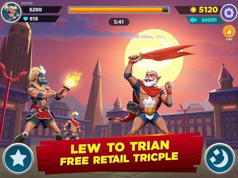 Volley Titan Clash Gameplay Screenshot